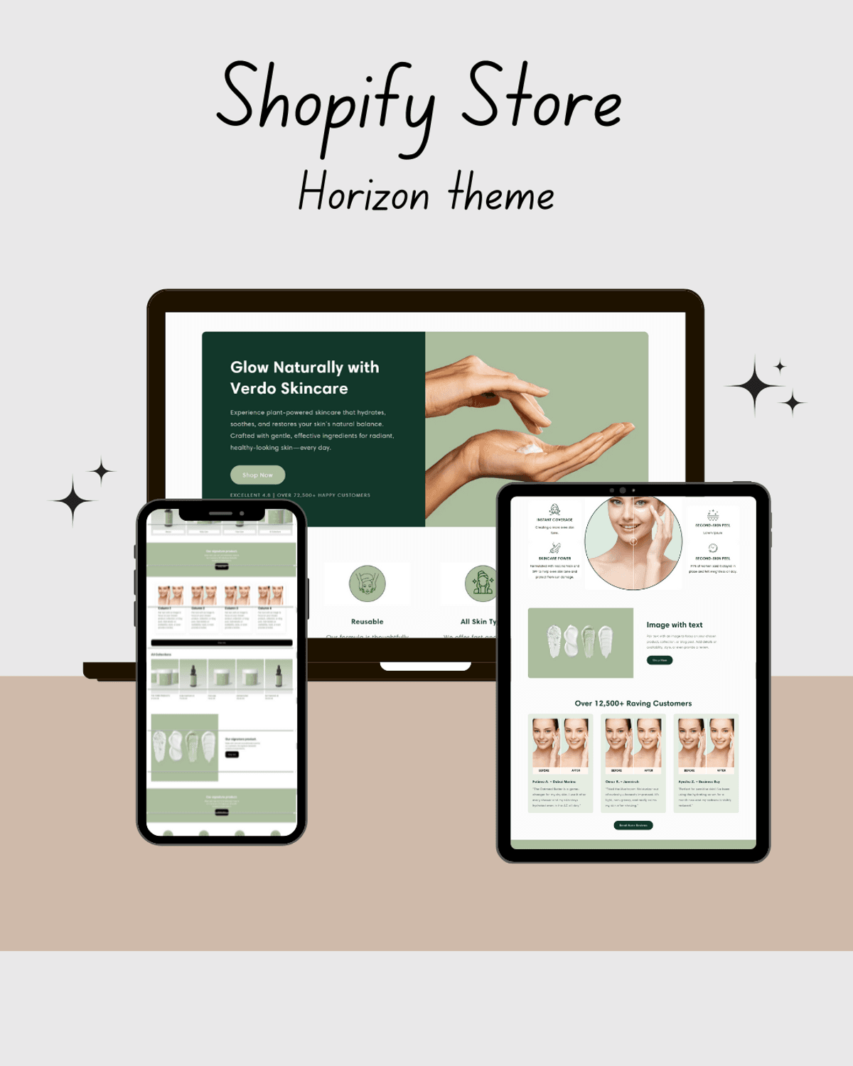 Glow Naturally – The Ultimate Skincare & Wellness Shopify Theme Template