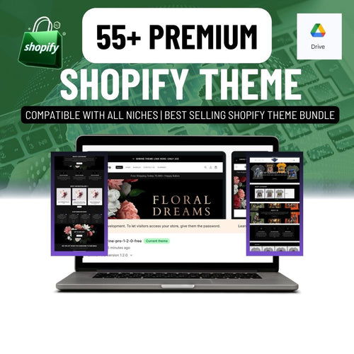 🚀 55+ Premium Shopify Themes | Stunning Shopify Store & Ecommerce Website Design 🛍️✨